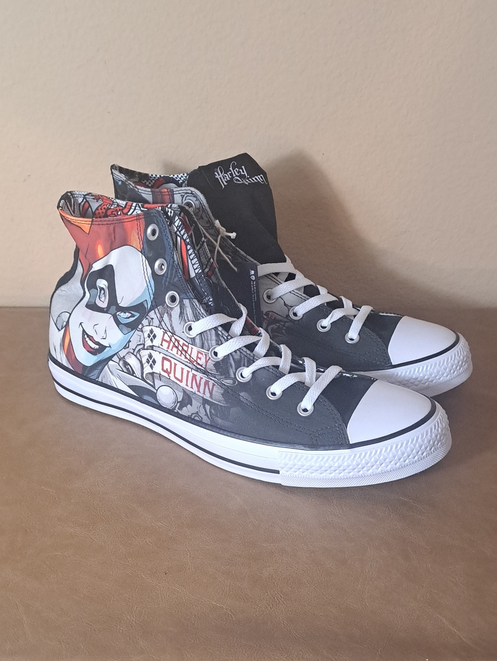 New Converse Harley Quinn Graphic High-Top Sneakers -Size 13 Men